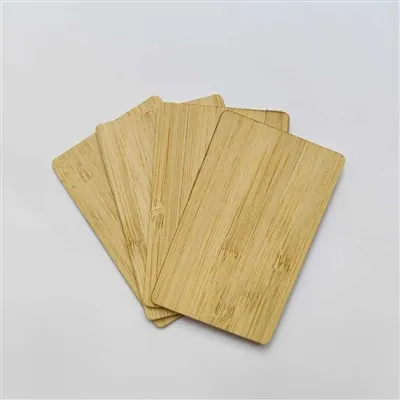 Bambus NFC Visiten Karten